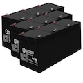 Mighty Max Battery 12V 5AH Replaces Road Rider Explorer Tailgater Block Rocker - 9 Pack ML5-12MP92491449091
